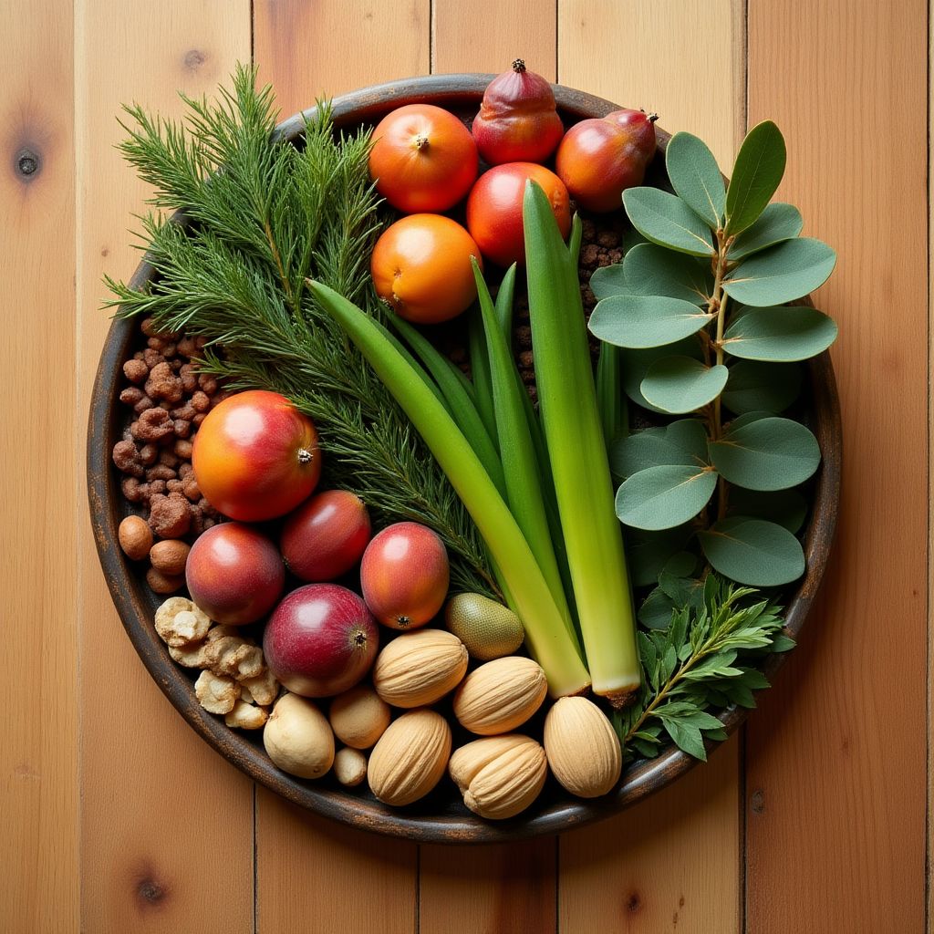 Collection of Australian native botanical ingredients